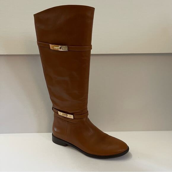 Vince Camuto VC Signature Cognac Tan Riding Boots - Picture 9 of 9